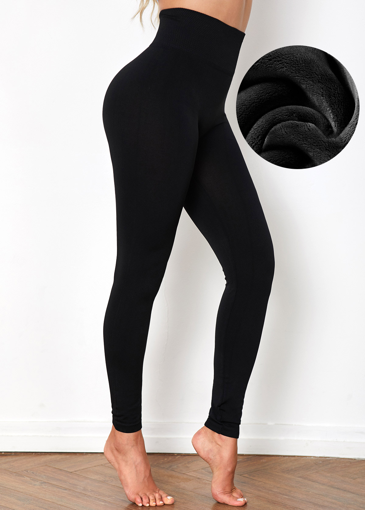 High Waist Super Elastic Plush Legging Pants